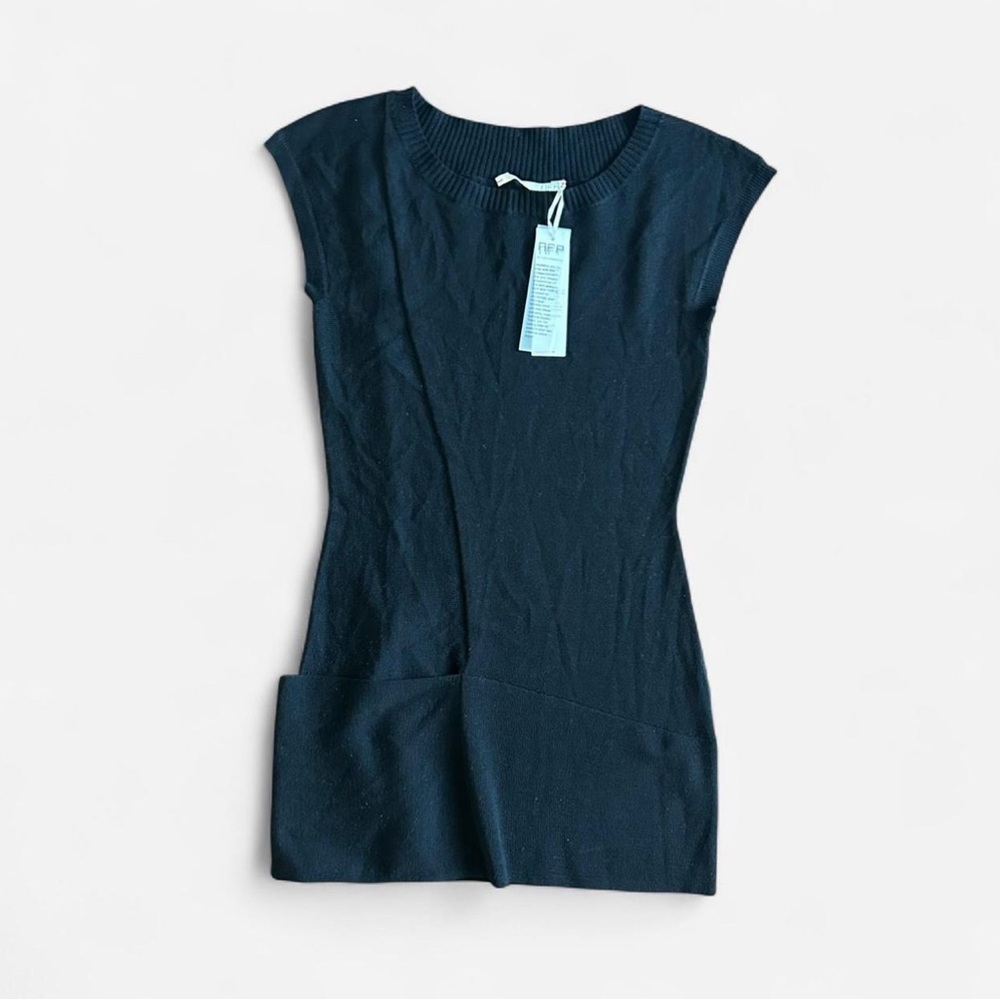 NFP Studio Black Wool Women's Blouse